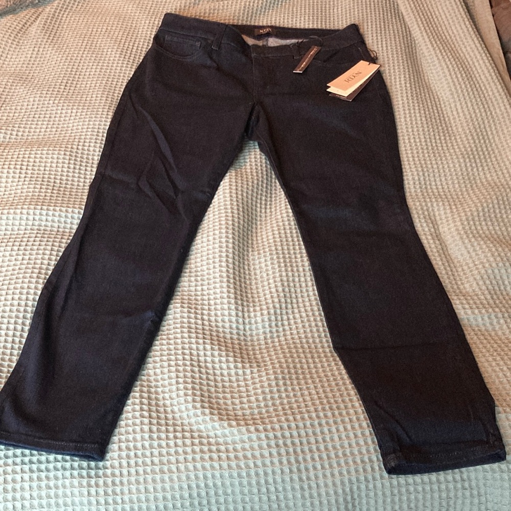 Brand New NYDJ Women's Dark Blue Jeans Size 12 AMI Legging